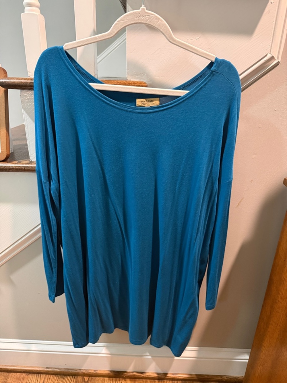 Piko 1988 Lightweight Boatneck Top in Teal